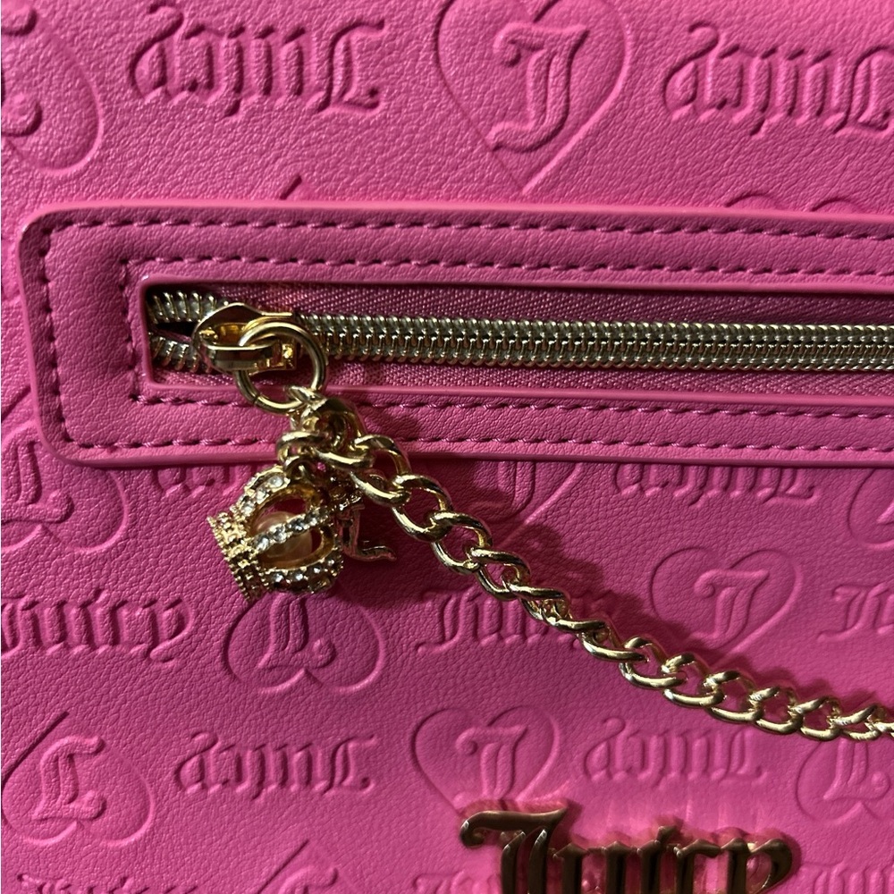 Juicy Couture Vibrant Pink Crossbody Bag - Picture 4 of 4